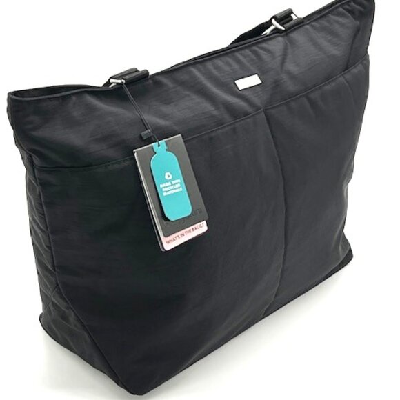 Baggallini Carry-All Travel Tote Bag, Black - NEW - Picture 6 of 13
